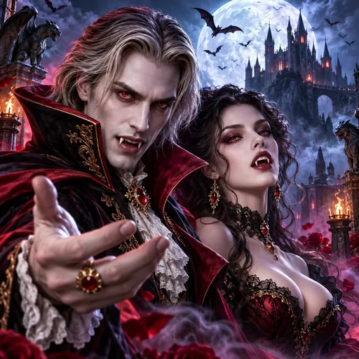Blood Suckers cover art with cartoon vampire visuals